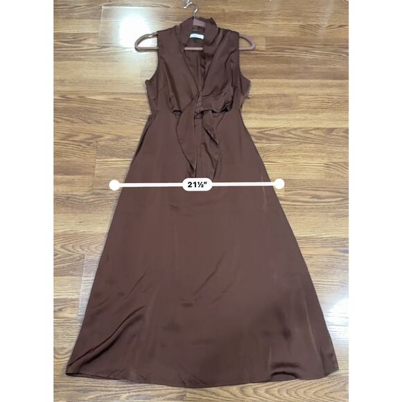 Dissh Chocolate Spice cutout Midi SunDress UK 10/ US 6 - Picture 6 of 11